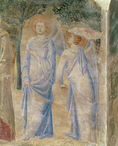 Angels from the Chapel of St. Jean, 1347 by Matteo Giovanetti